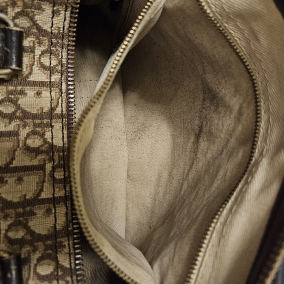 Christian Dior Brown Trotter Canvas Boston Tote Bag - Picture 13 of 16